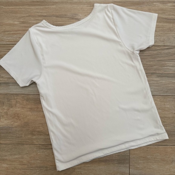 Tahari Modern Essentials Ribbed Tee Shirt - Picture 3 of 12